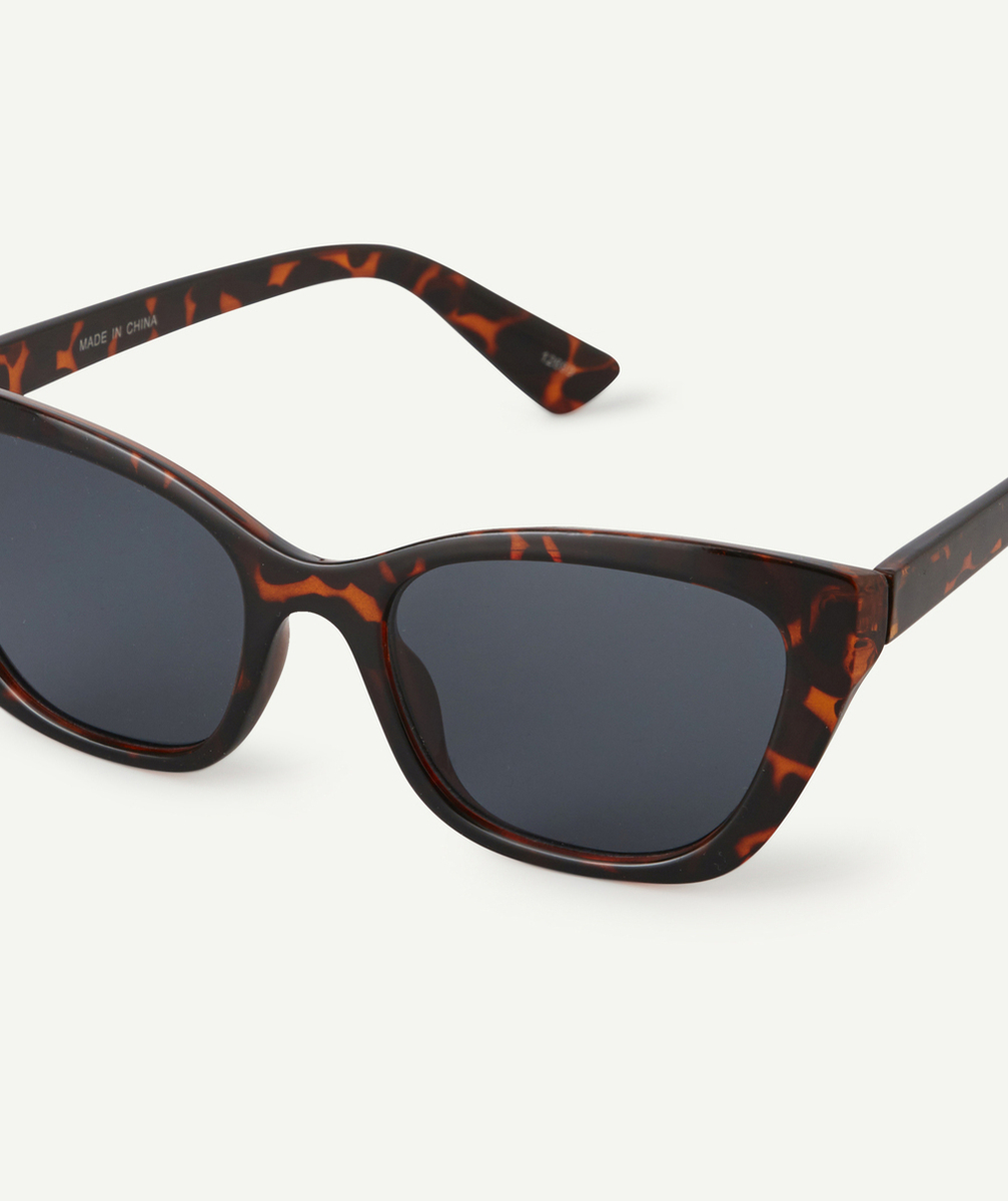 lunettes de soleil fille marron et noir