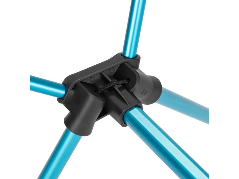HELINOX Chair One Highback (re) Schwarz/Türkis Stuhl mit Aluminiumlegierung