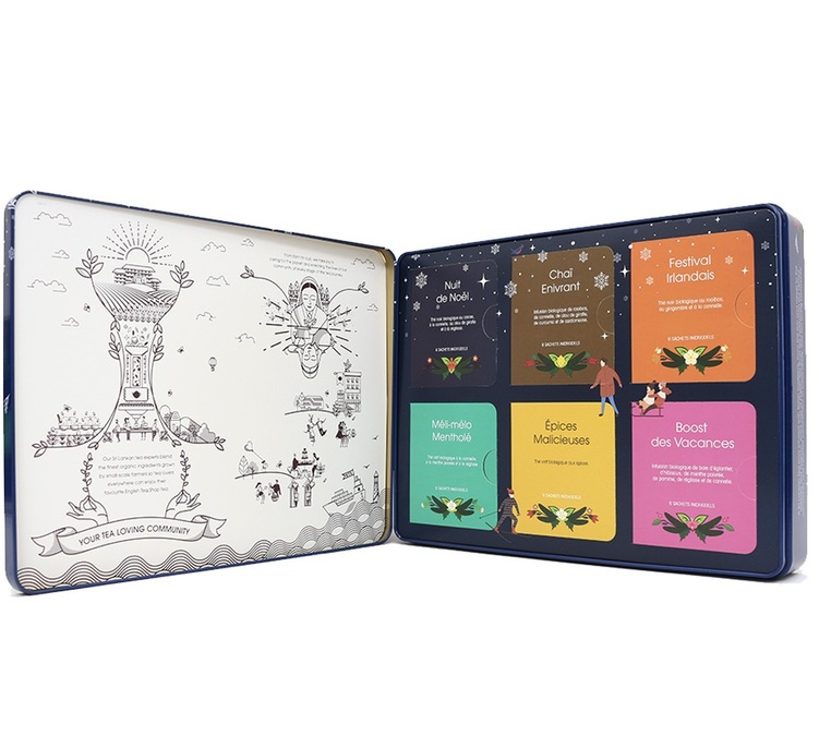 Coffret Premium Holiday Bleu 36 sachets bio - English Tea Shop