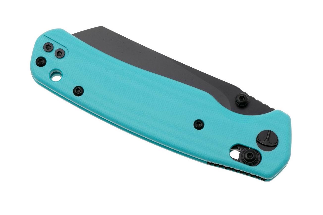 Bestechman Cicada's Wing BMK06J Coated 10Cr15MoV, Blue G10, zakmes