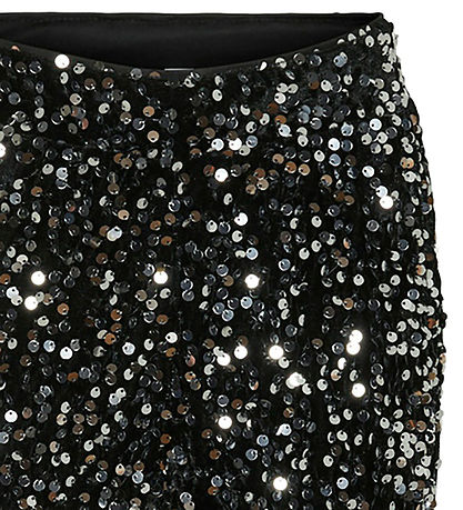 Vero Moda Girl Bukser - VmBella - Blåck/Sølver Sequins