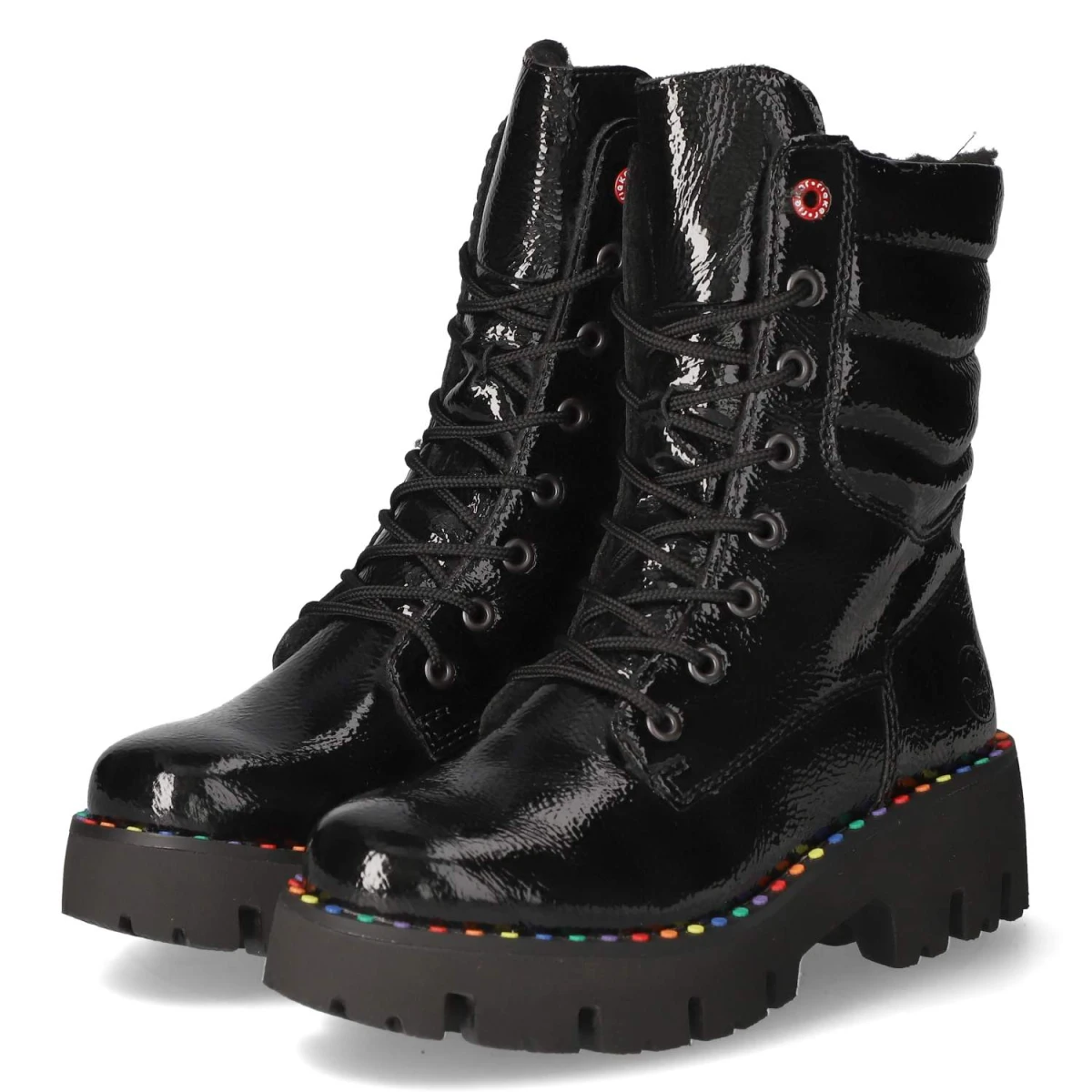 RiekerSchnürstiefeletten - black