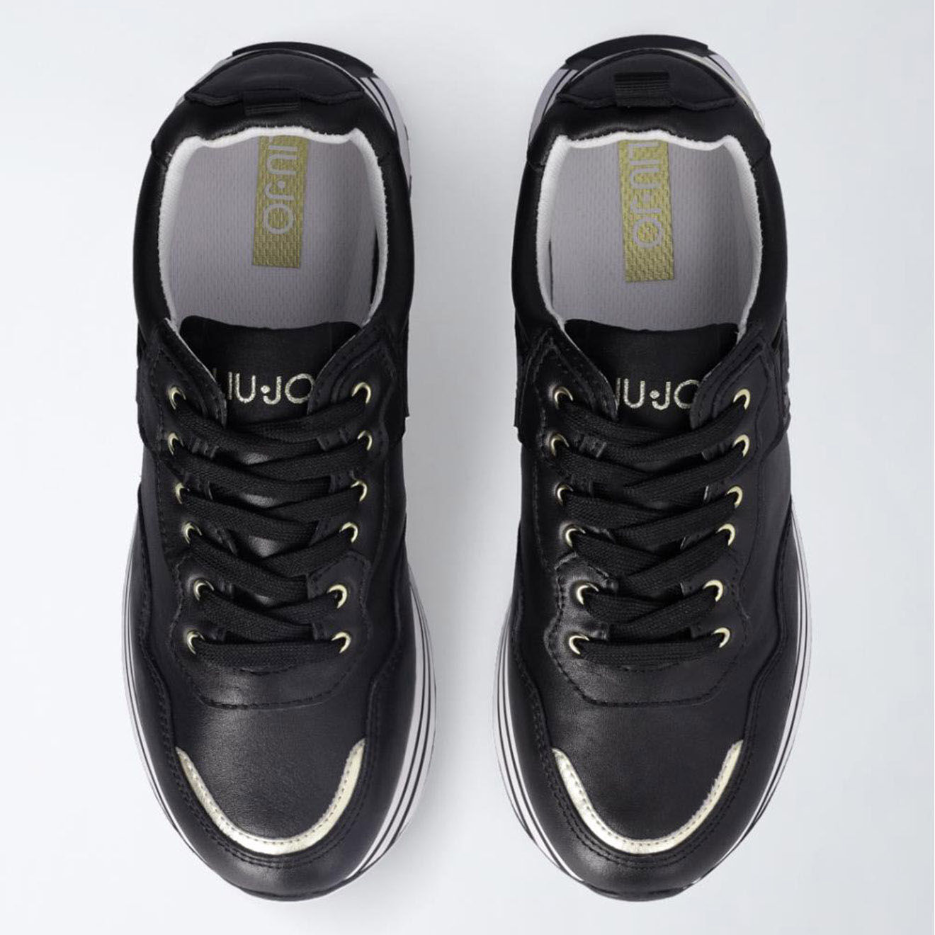 Liu-Jo Sneakers en Cuir Mahaut noires