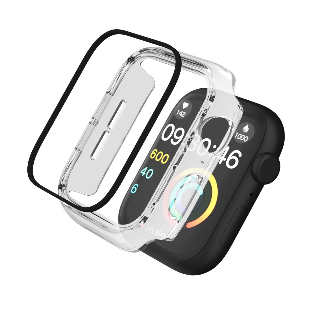Apple Watch (41 mm) Hardcase Bumper   Display Schutzglas (IP68) - Transparent