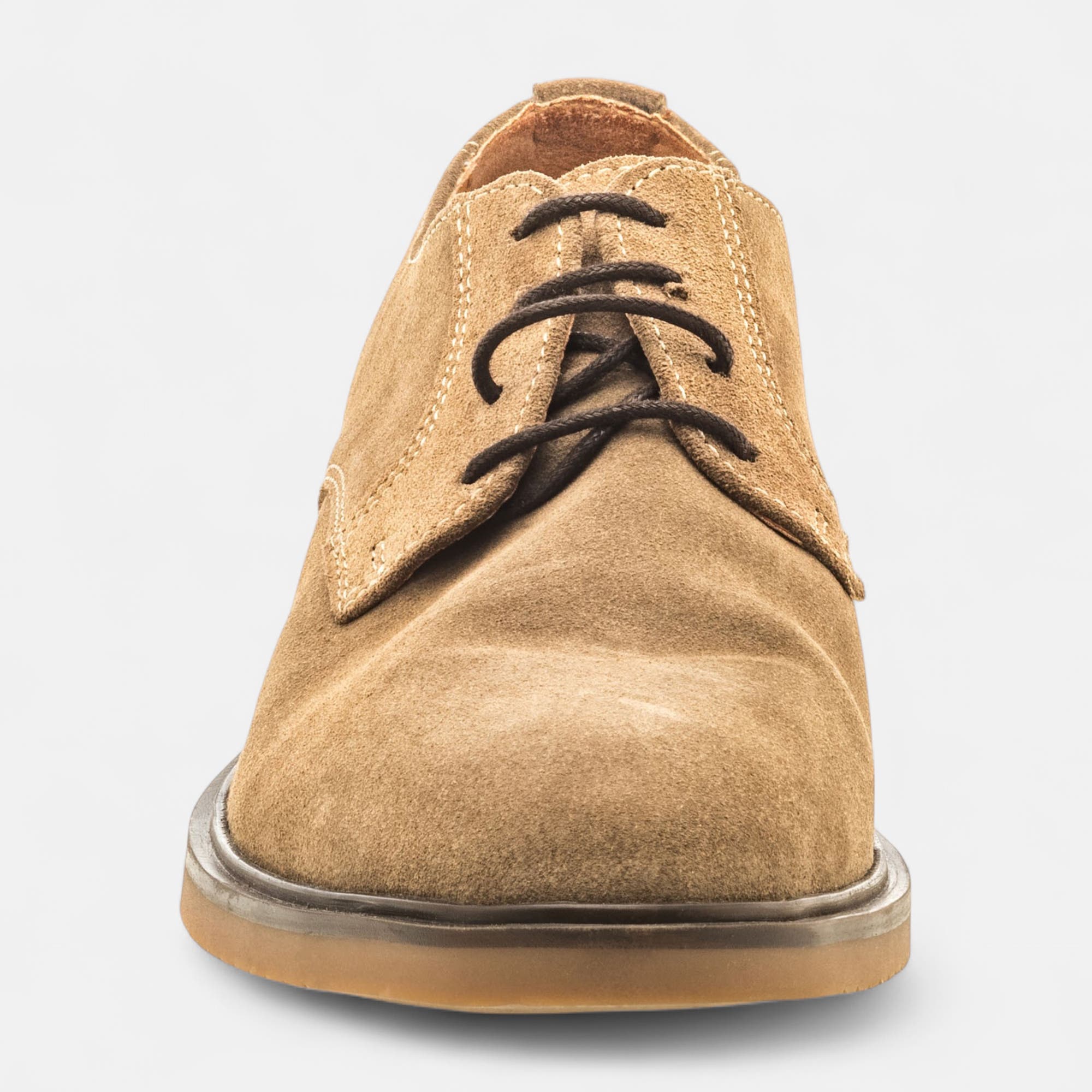 Derbies Homme en cuir beige