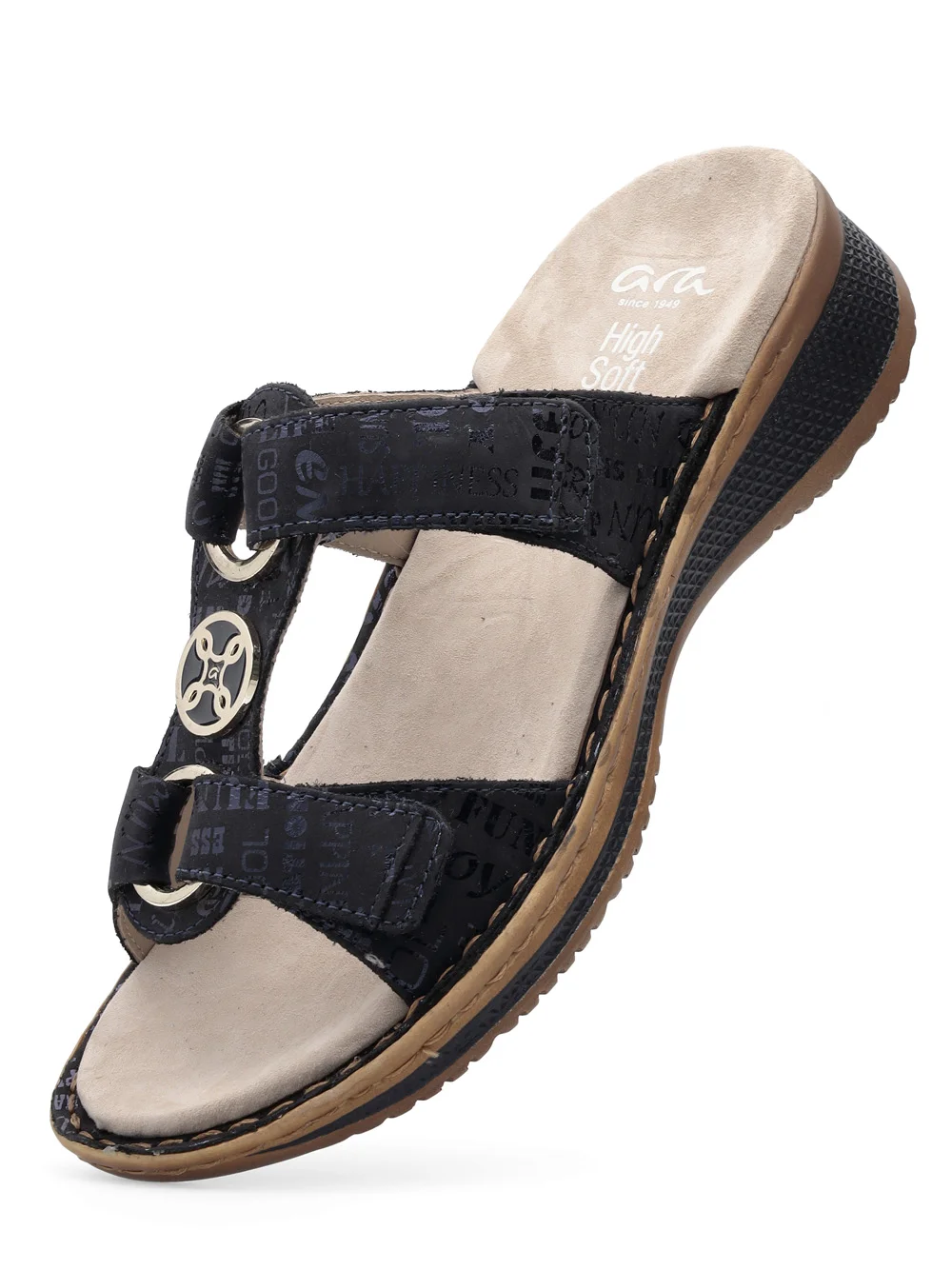 Pantolette Hawaii blau