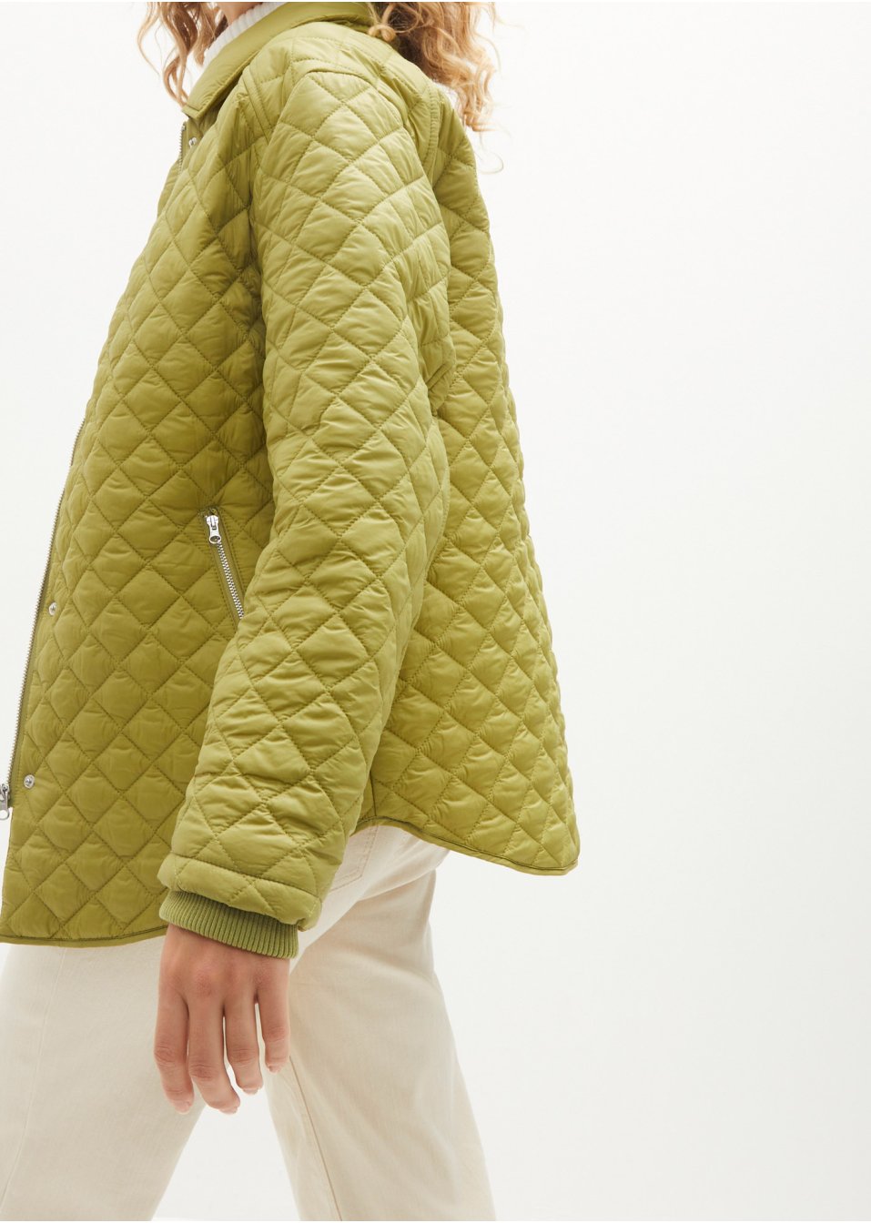 Veste matelassée avec col, légèrement rembourrée