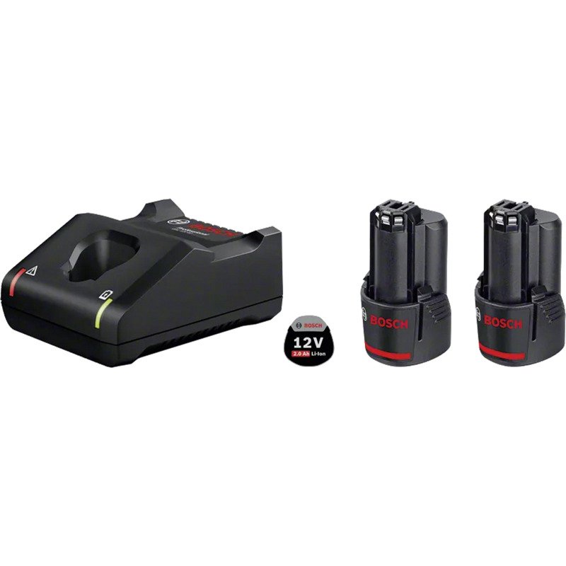 Perceuse-visseuse sans fil Bosch Professional GSR 12V-15 + 2 batteries + Chargeur