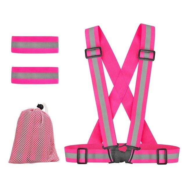 Reflekssele og armbånd Rosa