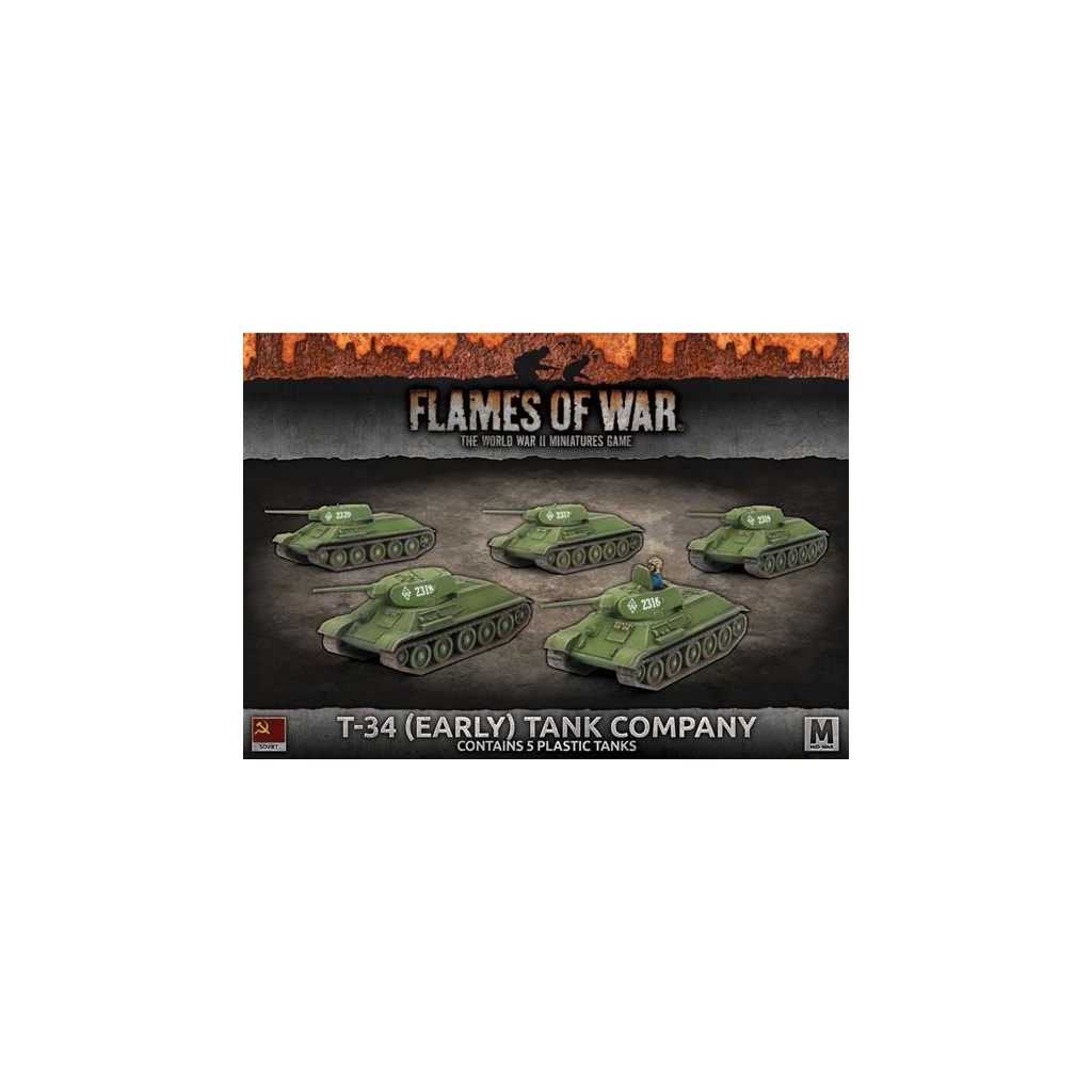 Flames of War - T-34 (Early) Tank Company