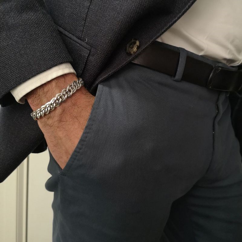 Bracelet Homme Argent massif 925 - HRM179053