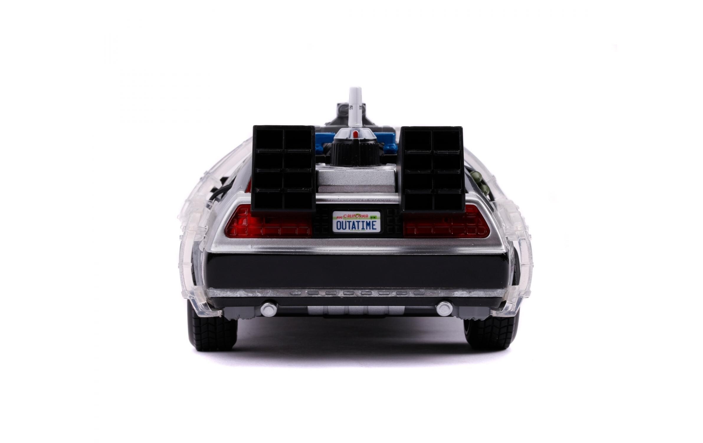 Sportwagen Back to the Future 2 Time Machine 1:24Back to the Future 2 Time Machine Sammlermodell im Massstab 1:24
