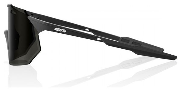 Lunettes 100% Hypercraft SQ Noir Mat - Ecran Fumé