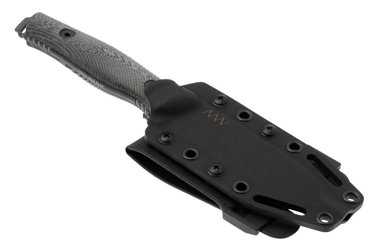 ANV Knives M25 Sleipner DLC, Black Micarta, vaststaand mes