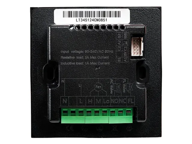 Shelly LinkedGo smartes HVAC-Thermostat, Digital termostat, 802.11b, 802.11g, Wi-Fi 4 (802.11n), Sort, 30 m, 50 m, 5 - 35 °C