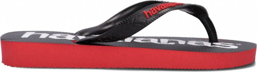 Havaianas Top Logo ia 2 Unisex Slippers Zwart Rood