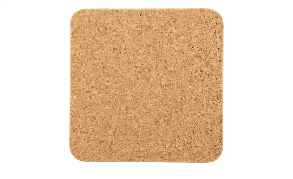 Kork-Untersetzer quadratisch, 2er-Set