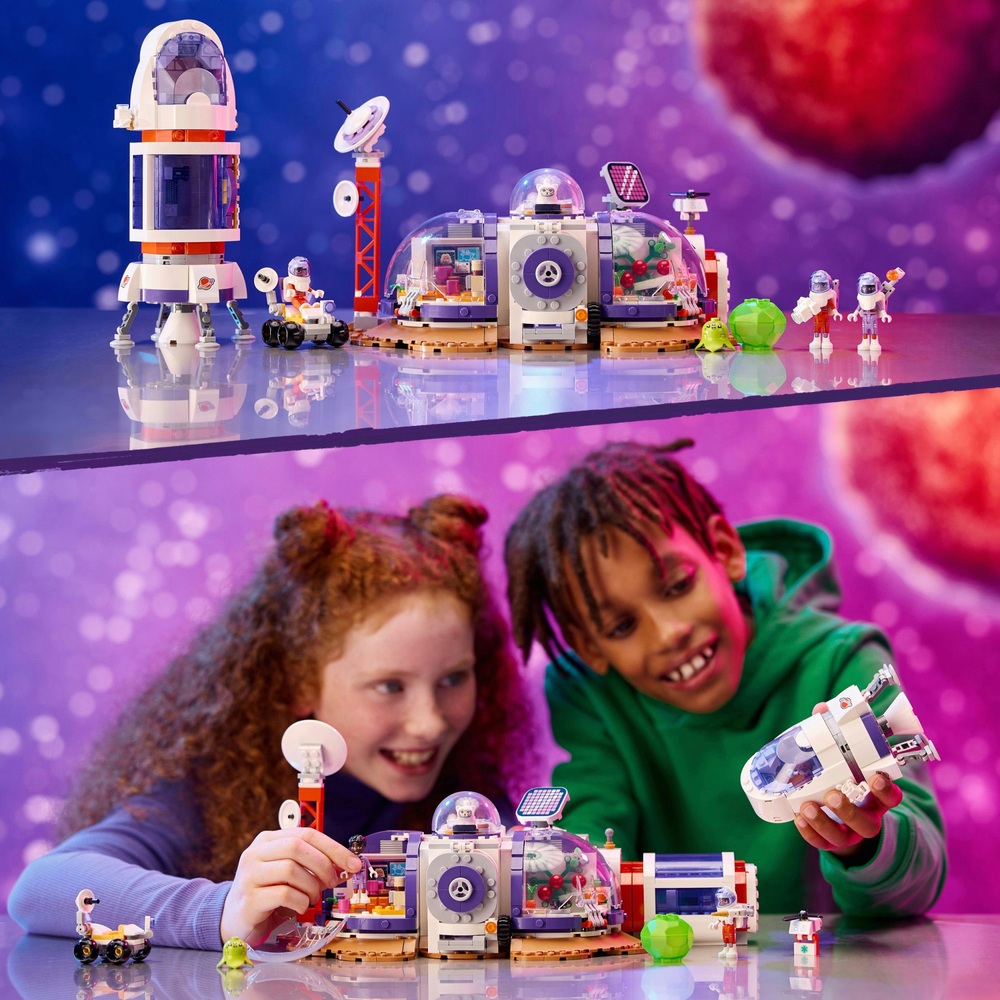 LEGO Friends 42605 Mars-Weltraumbasis und Raketen-Raumschiff-Spielset
