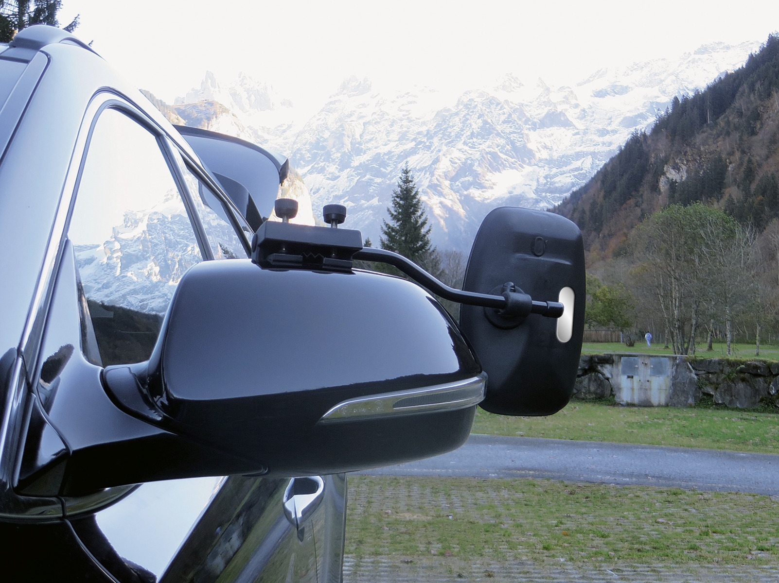 Universalspiegel XL für fast alle KFZ mit einstellbarem Spiegelglas