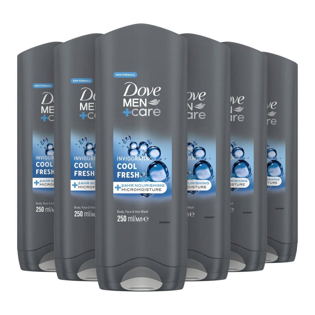 Lekker frisse douchegelCool Fresh 3-in-1 douchegel - 6 x 250 ml