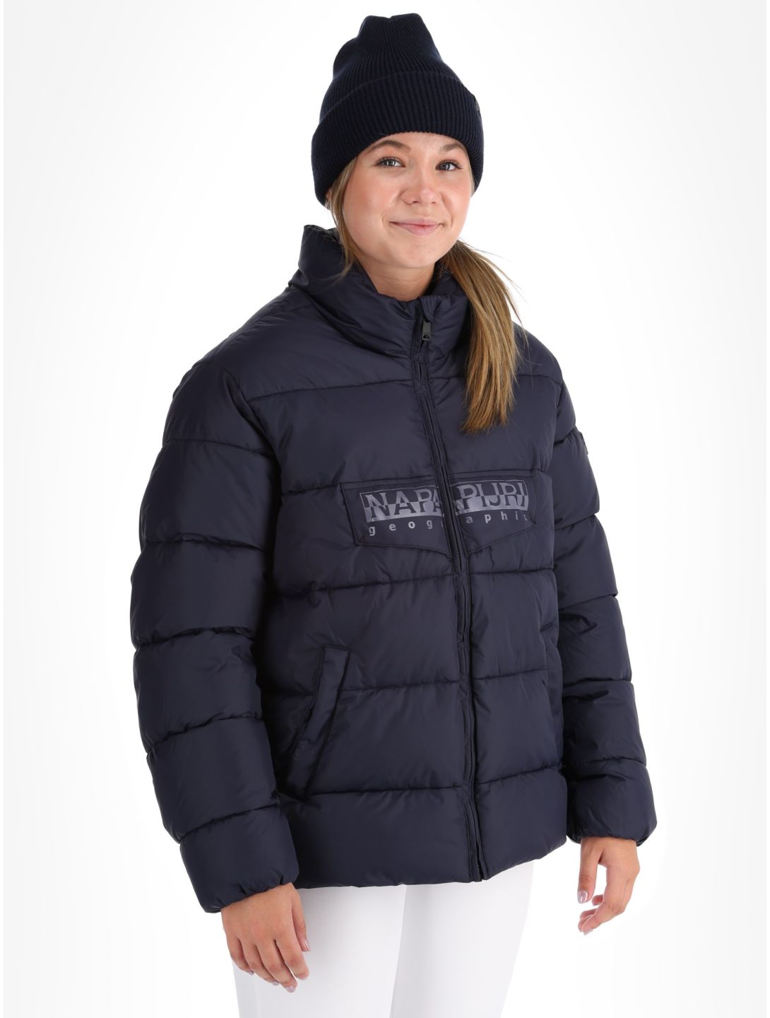 Puffer open W ski-jas dames