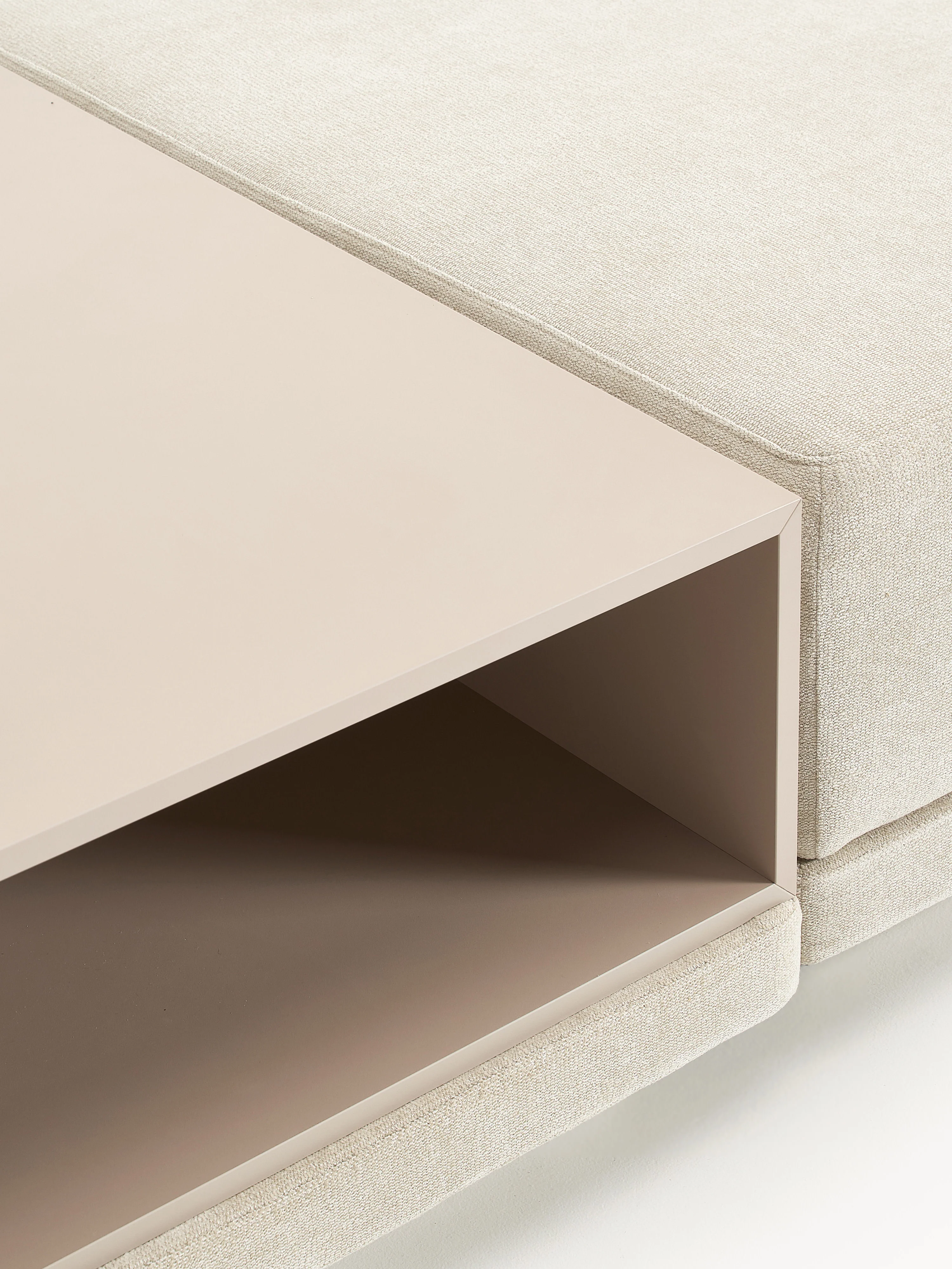 Modulaire bank Colin (4-zits) met salontafel & poef