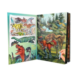 Dino World stickerboek met puffy stickers