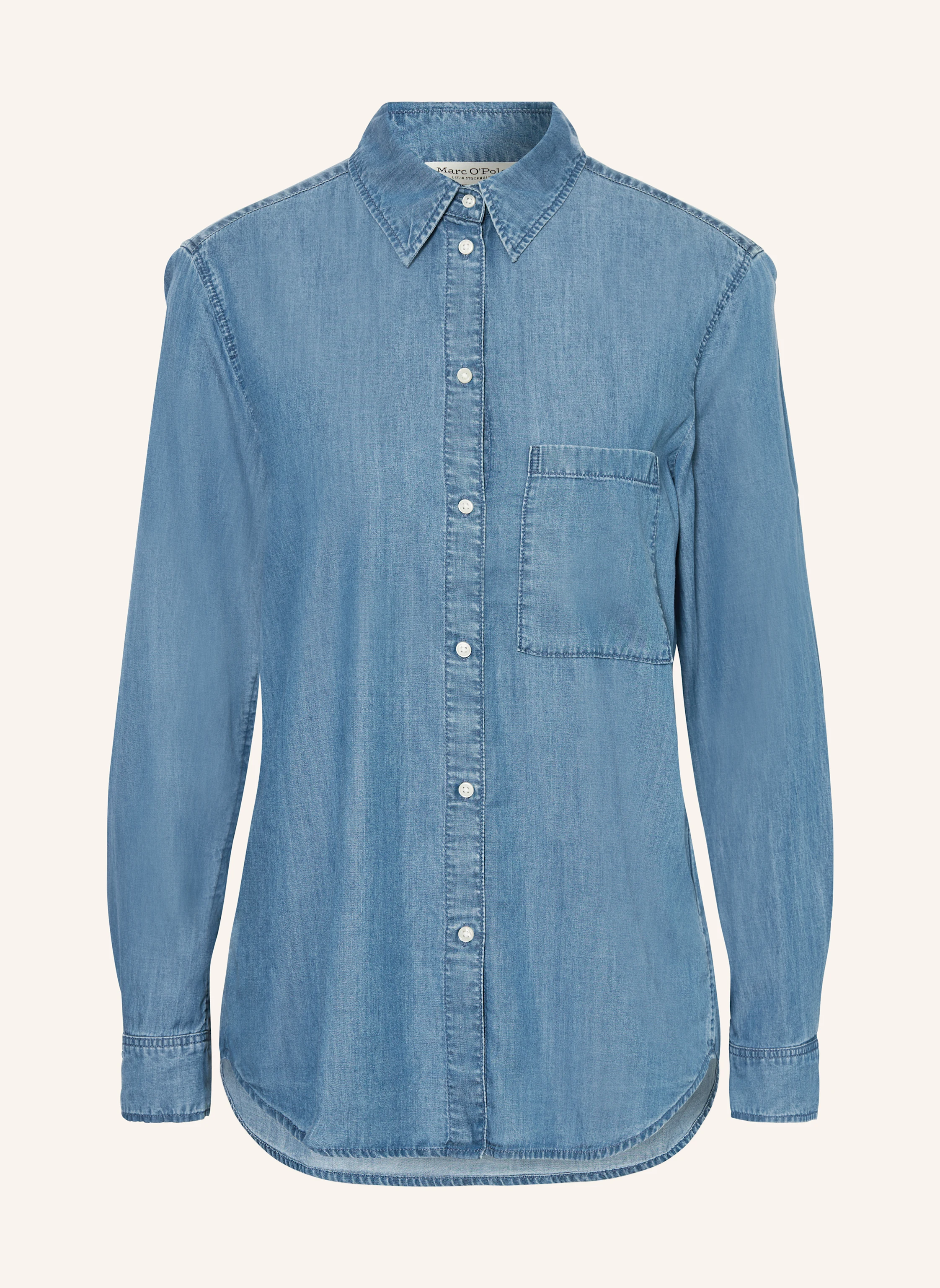 Marc O'Polo Hemdbluse in Jeansoptik