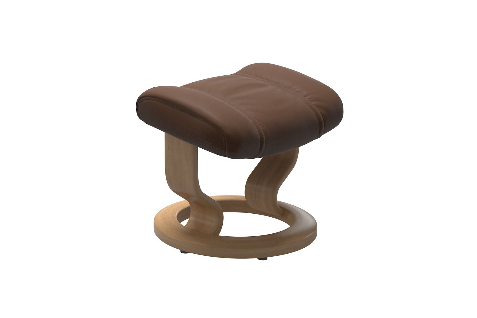 Wing krakk I hud Batick Spesial Warm Brown og Classic understell oak