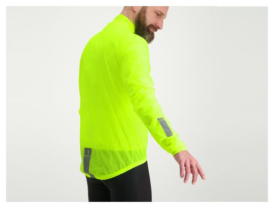 Veste de Pluie BBB BaseShield Jaune Fluo