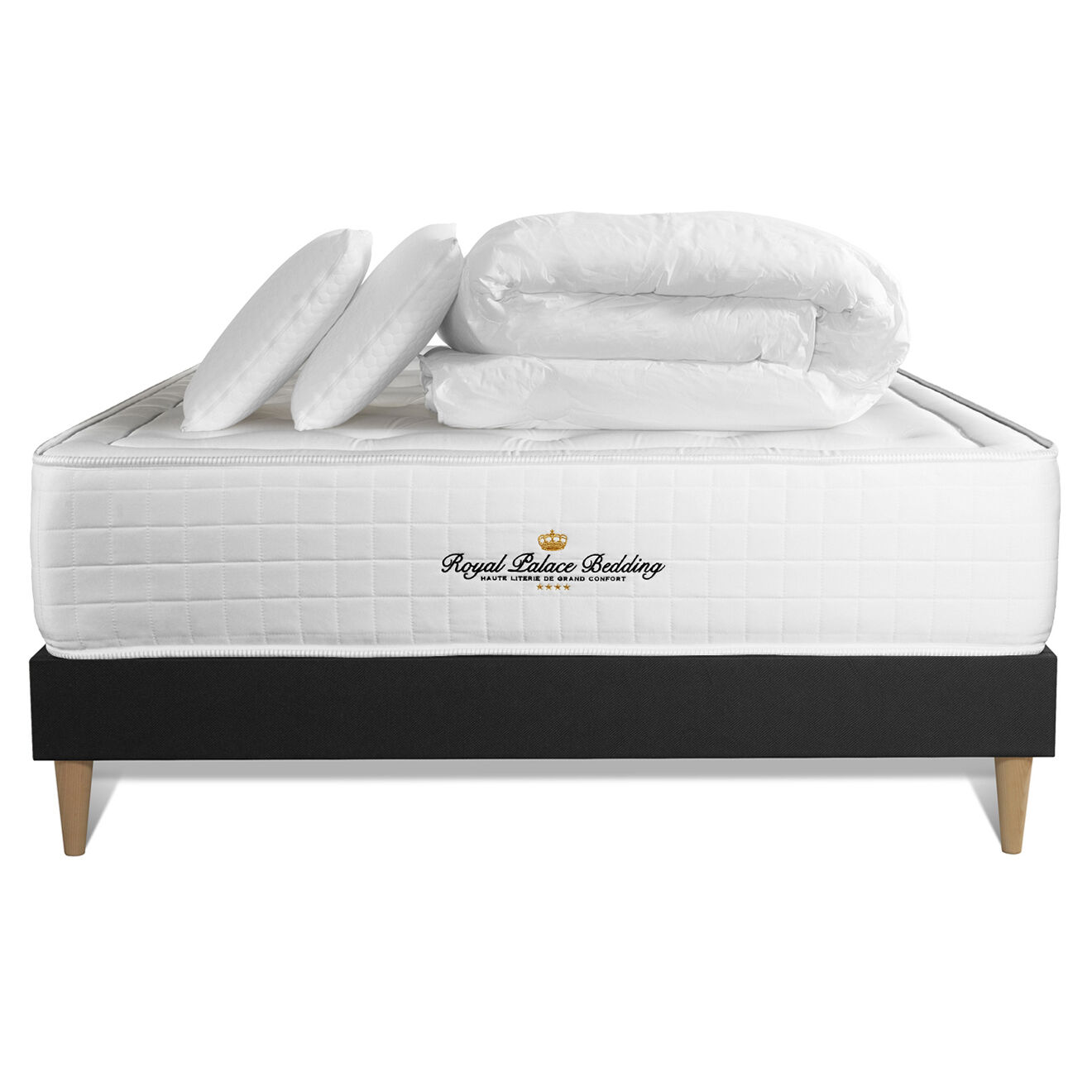 Royal Palace Bedding Pack dodo 5 pièces Buckingham noir - 180x200 cm