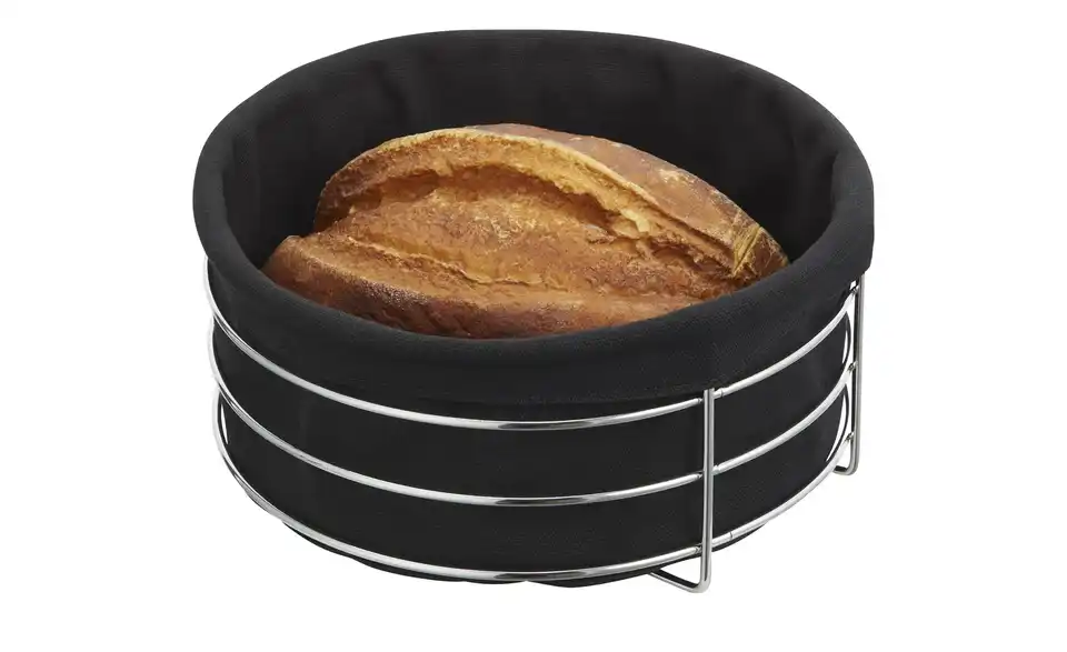KHG Brotkorb Schwarz Rund