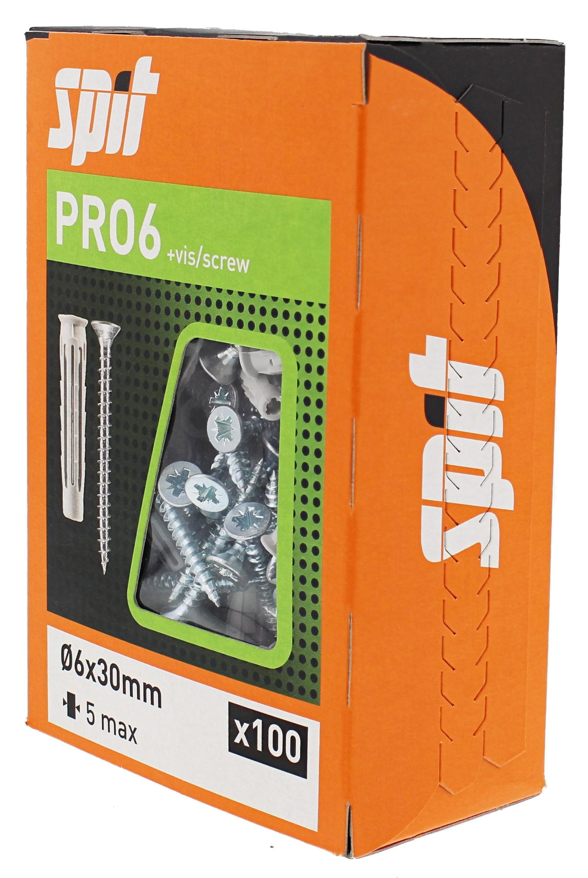 Spit Pro6 universele Plug 6x30   schroef - 565647