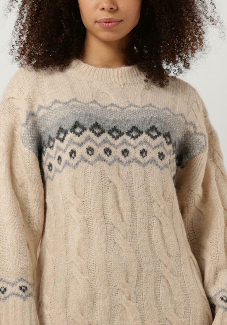 LOLLYS LAUNDRY creme lollys laundry trui gigi jumper