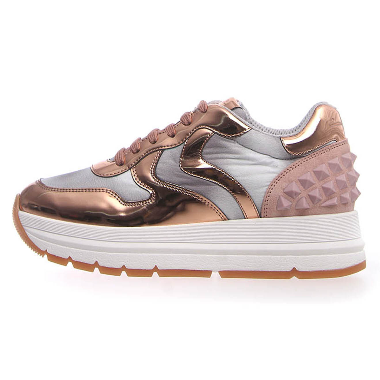 Voile Blanche Baskets en Cuir Maran roses