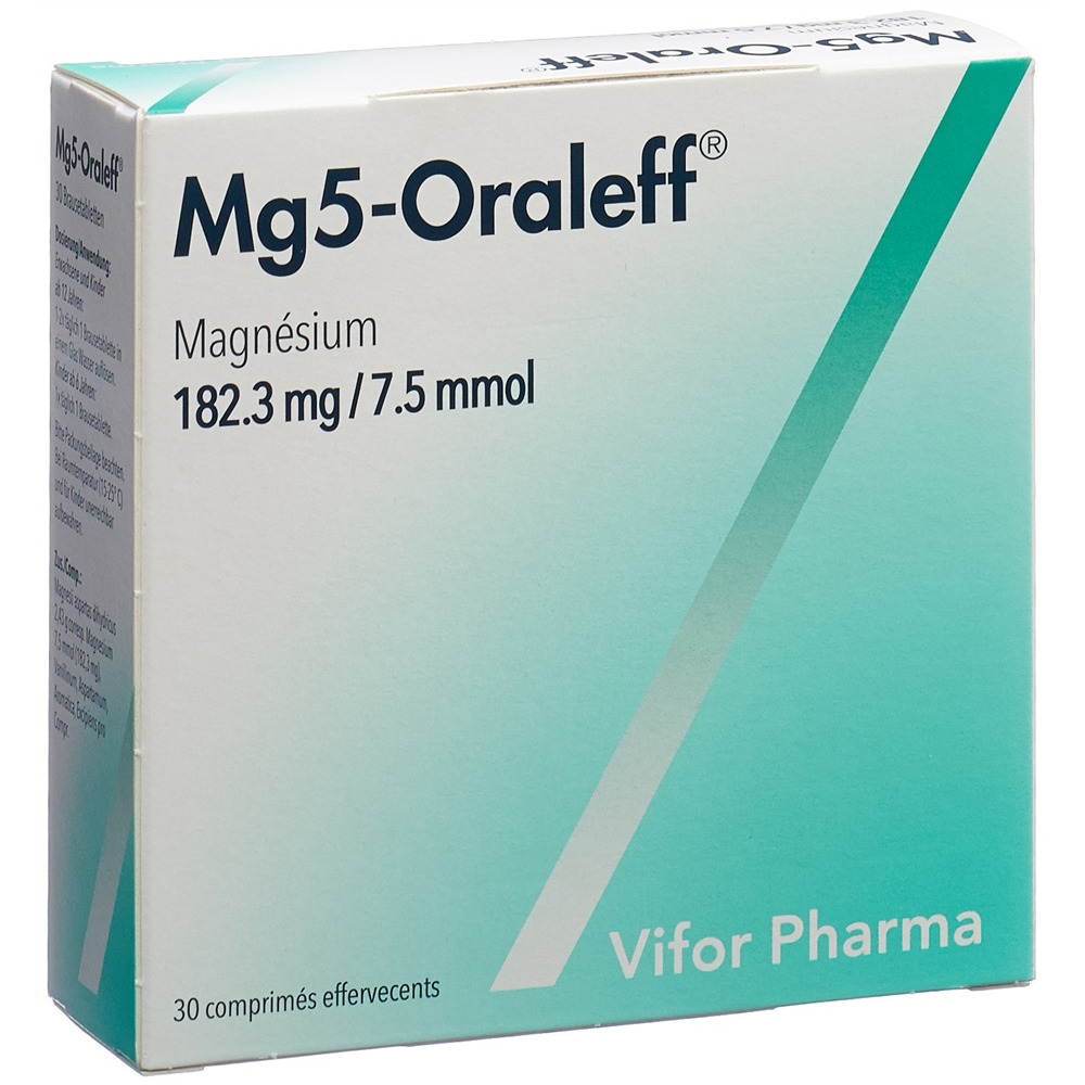 MG5-ORALEFF Brausetabl 7.5 mmol Ds 30 Stk<br>30 Stück, Dose, Brausetablette