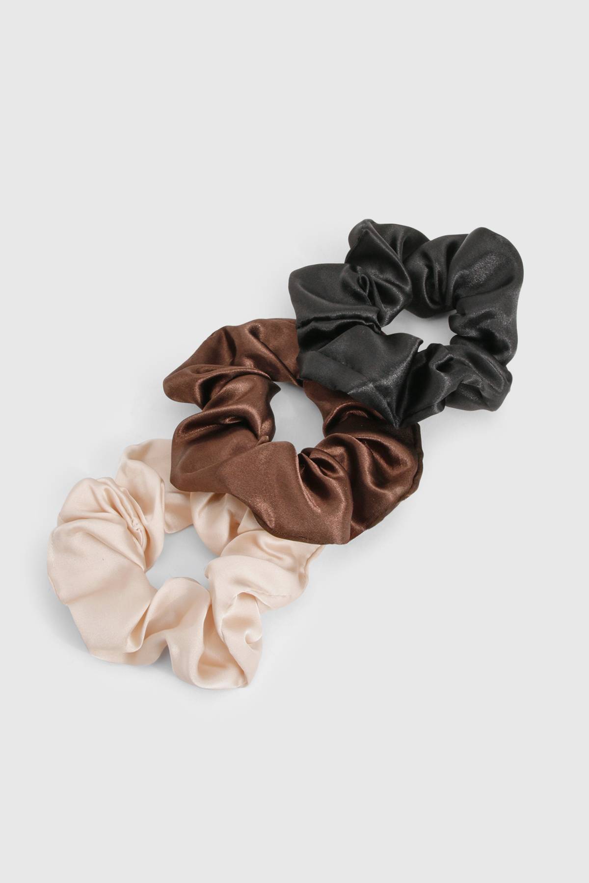 boohoo Lot de 3 chouchous en satin