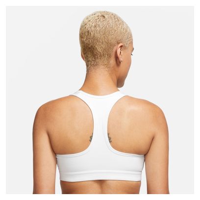 Brassière Nike Swoosh Medium Support Blanc