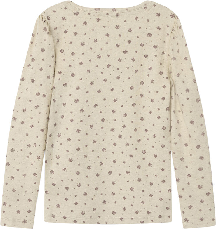 Name It NMFNOELLA LS SLIM TOP Peyote melange