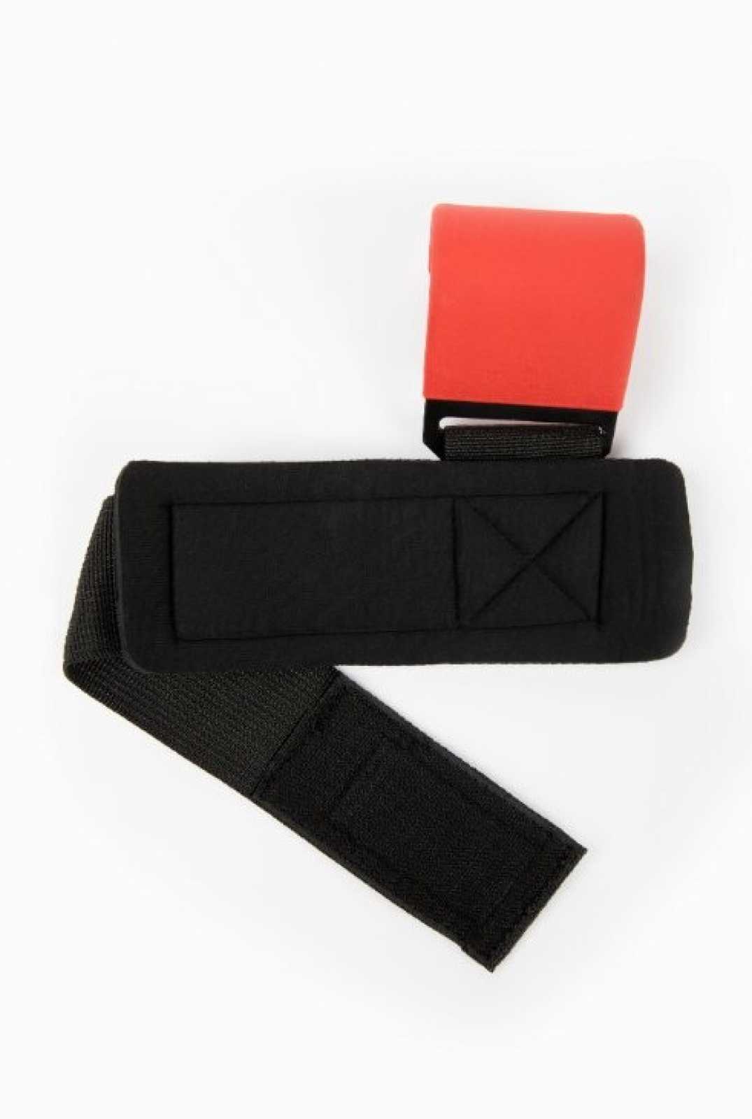 Ganchos de levantamento de peso Gorilla Wear vermelhos
