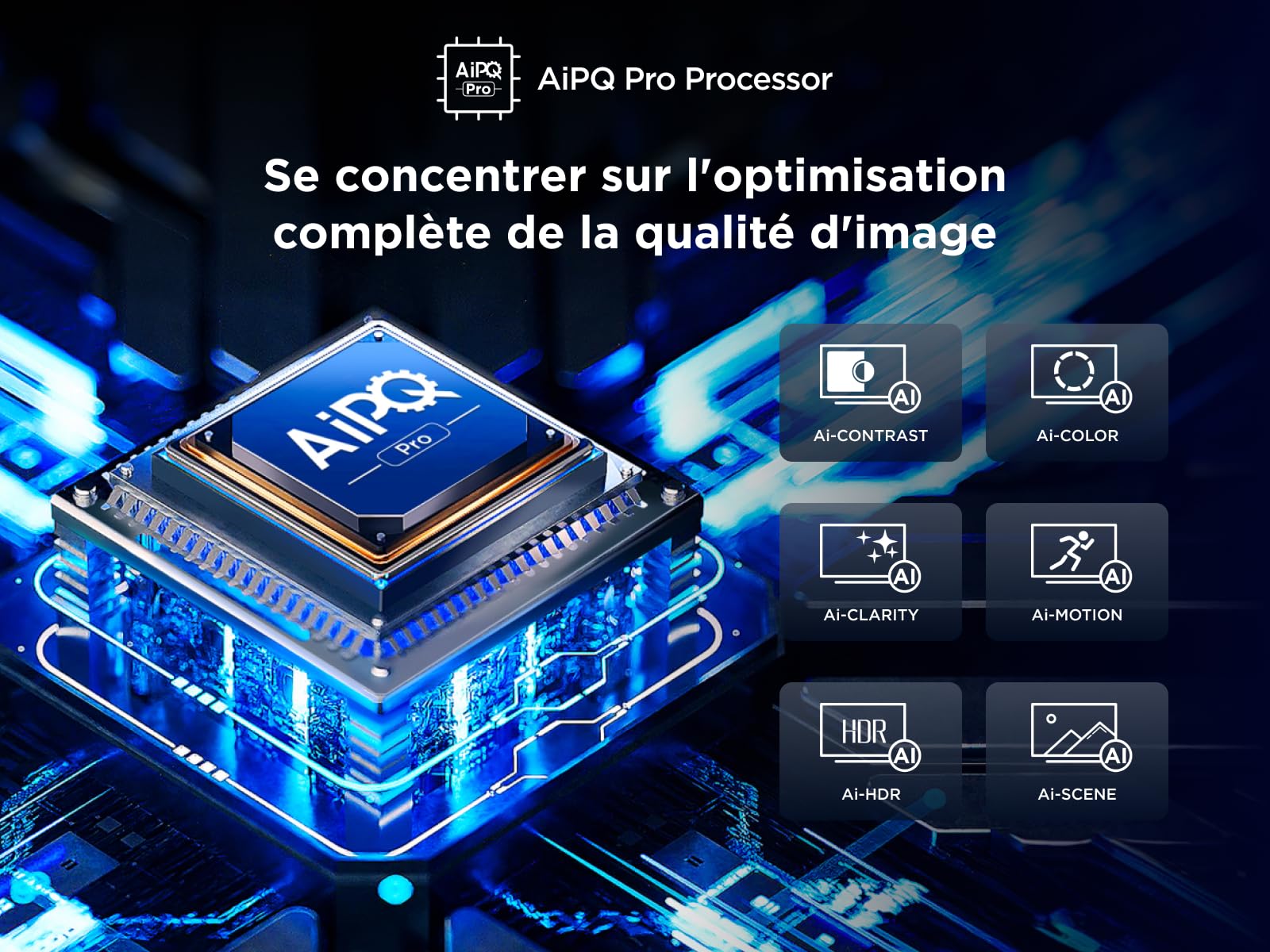 TCL 98Q6C QD-Mini LED TV, 4K HDR Premium 1000nits, Smart TV alimenté par Google (Dolby Vision IQ et Atmos, Panneau HVA Mat, système Audio Onkyo 2.1, M