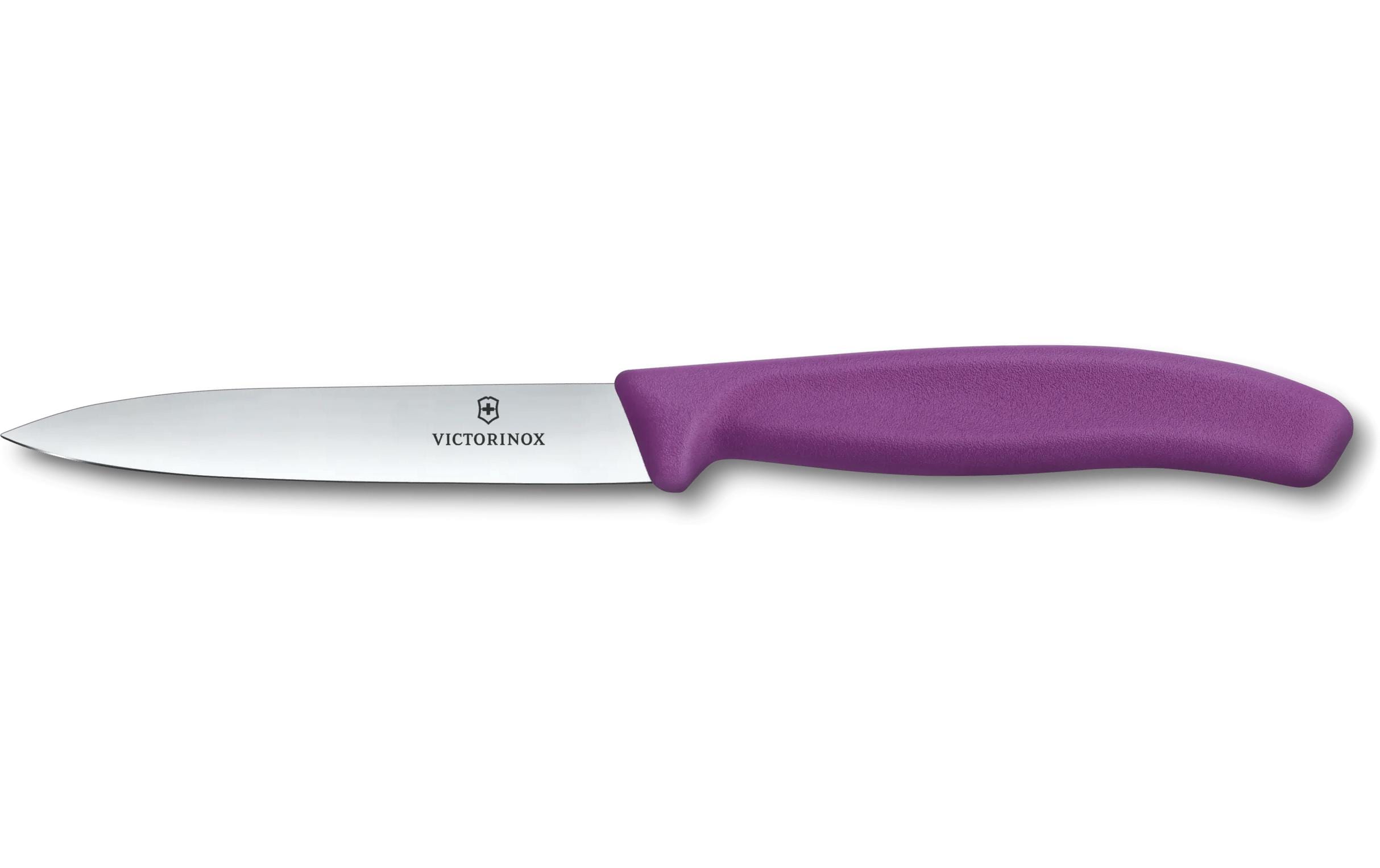 Gemüsemesser Swiss Classic, 10 cm, ViolettPraktisches Gemüsemesser mit gerader Spitze