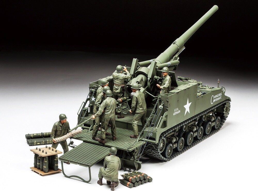 Tamiya - M40 Self Propelled 155Mm Gun Byggesæt - 1:35 - 35351