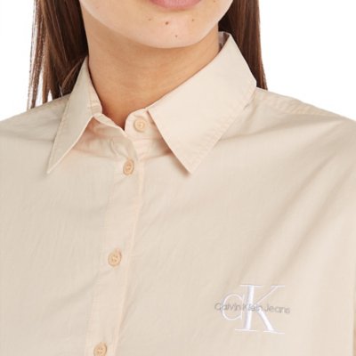 Chemise à manches longues femme Loose Monologo CALVIN KLEIN