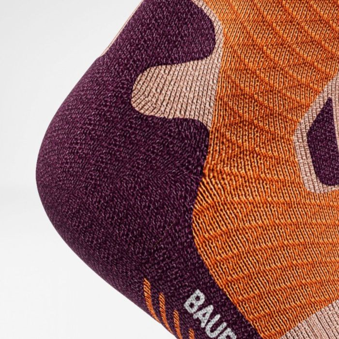 Bauerfeind Herre Strømper Trail Run Compression Socks Mid Cut Orange