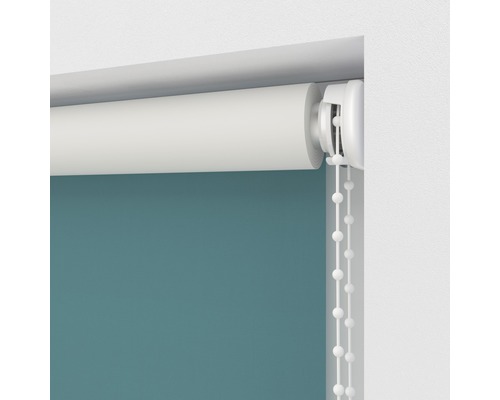 Soluna verduisterend rolgordijn V10, effen petrol, 60x190 cm