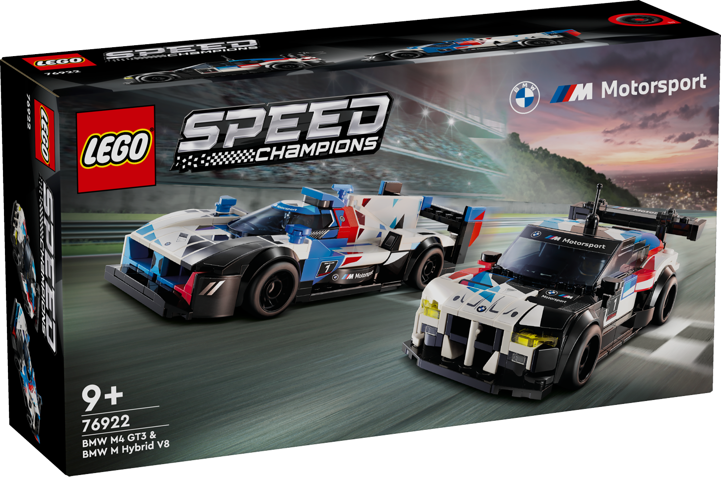 LEGO Speed Champions - BMW M4 GT3 og BMW M Hyvrid V8-racerbiler (76922)