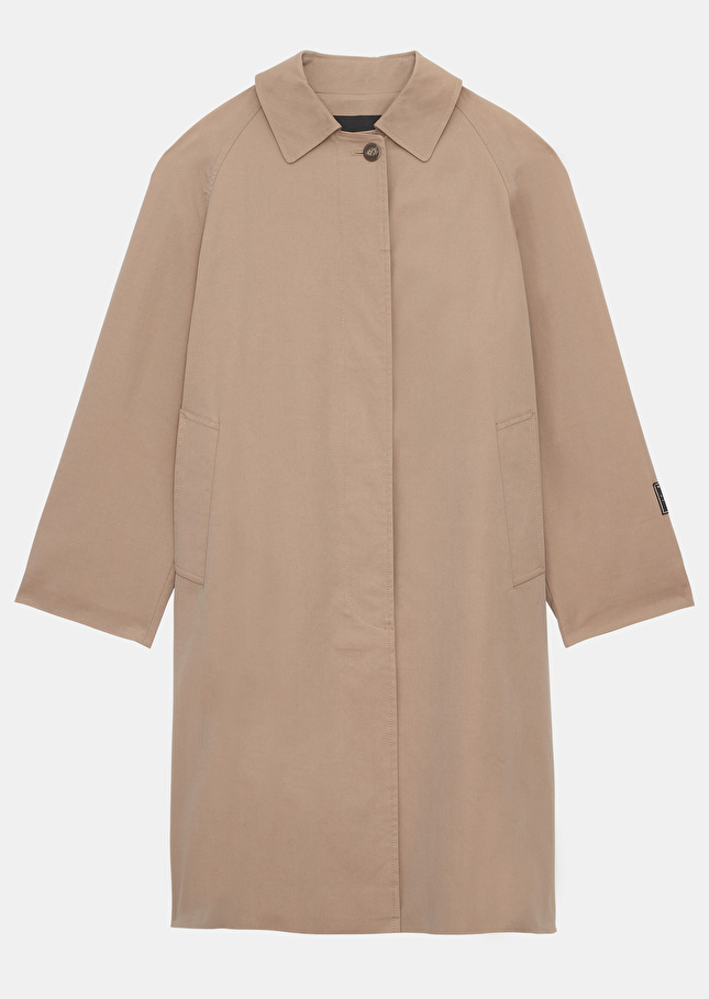 Trench-coat Isaacbeige en gabardine de coton