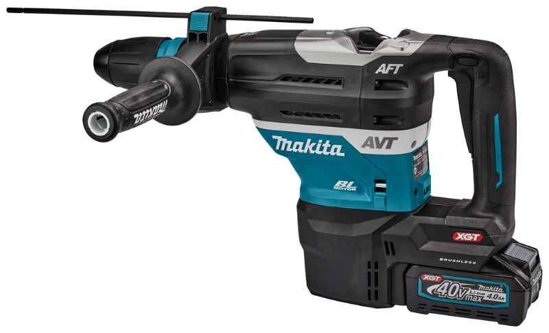 Makita HR005GM202 40V Max Combihamer set (2x 4.0Ah) in koffer met AWS zender
