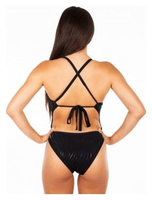 Maillot de bain 1 Pièce Z3rod Black Waves Noir